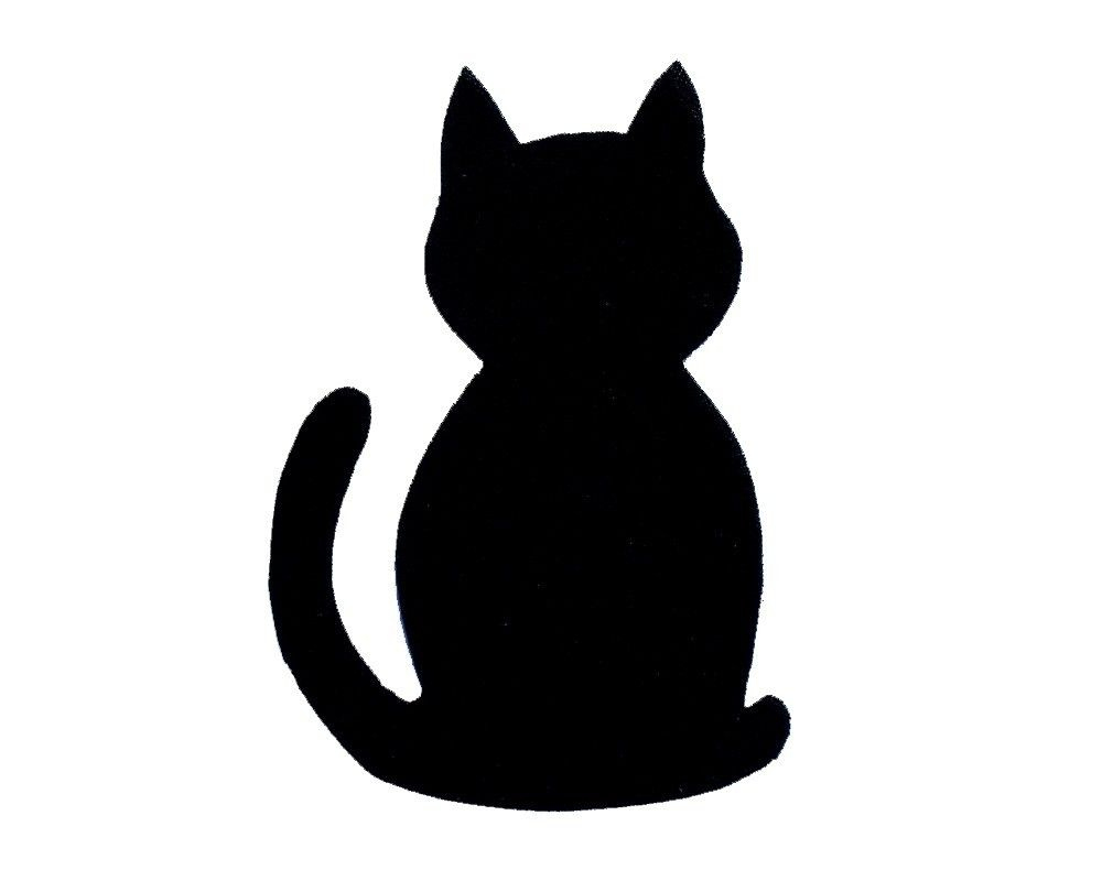 Free Printable Cat Applique Template for Free Printable Cat Silhouette