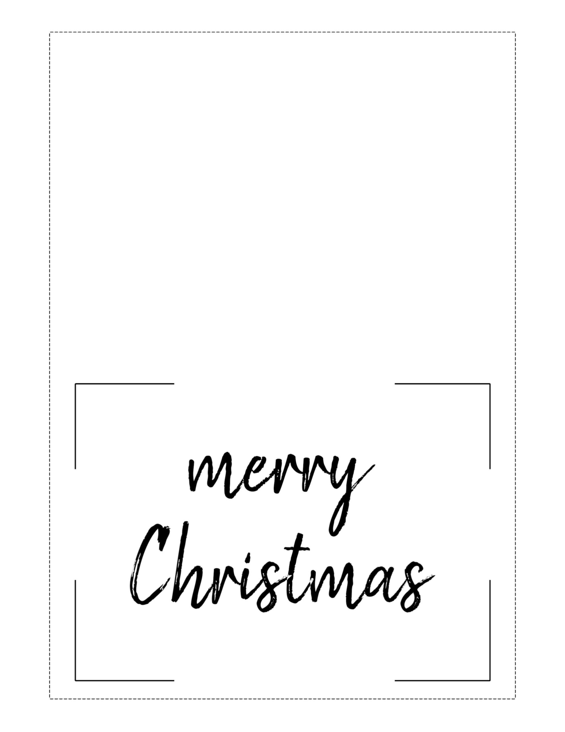 Free Printable Christmas Cards (Basic) - Paper Trail Design for Free Printable Holiday Cards