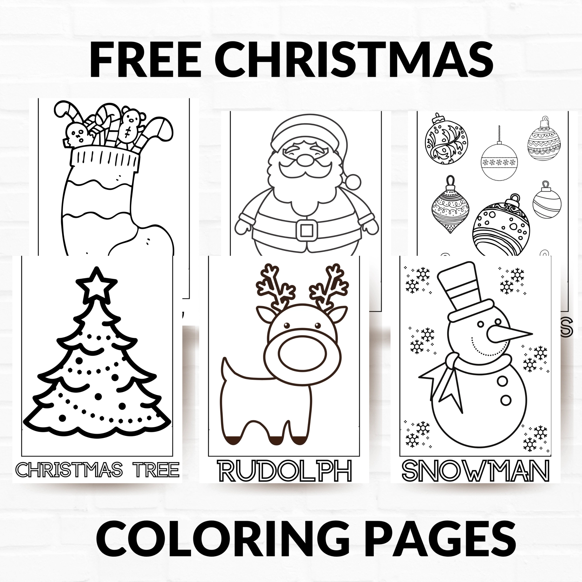 Free Printable Christmas Coloring Pages - About A Mom throughout Christmas Pictures To Color Free Printable