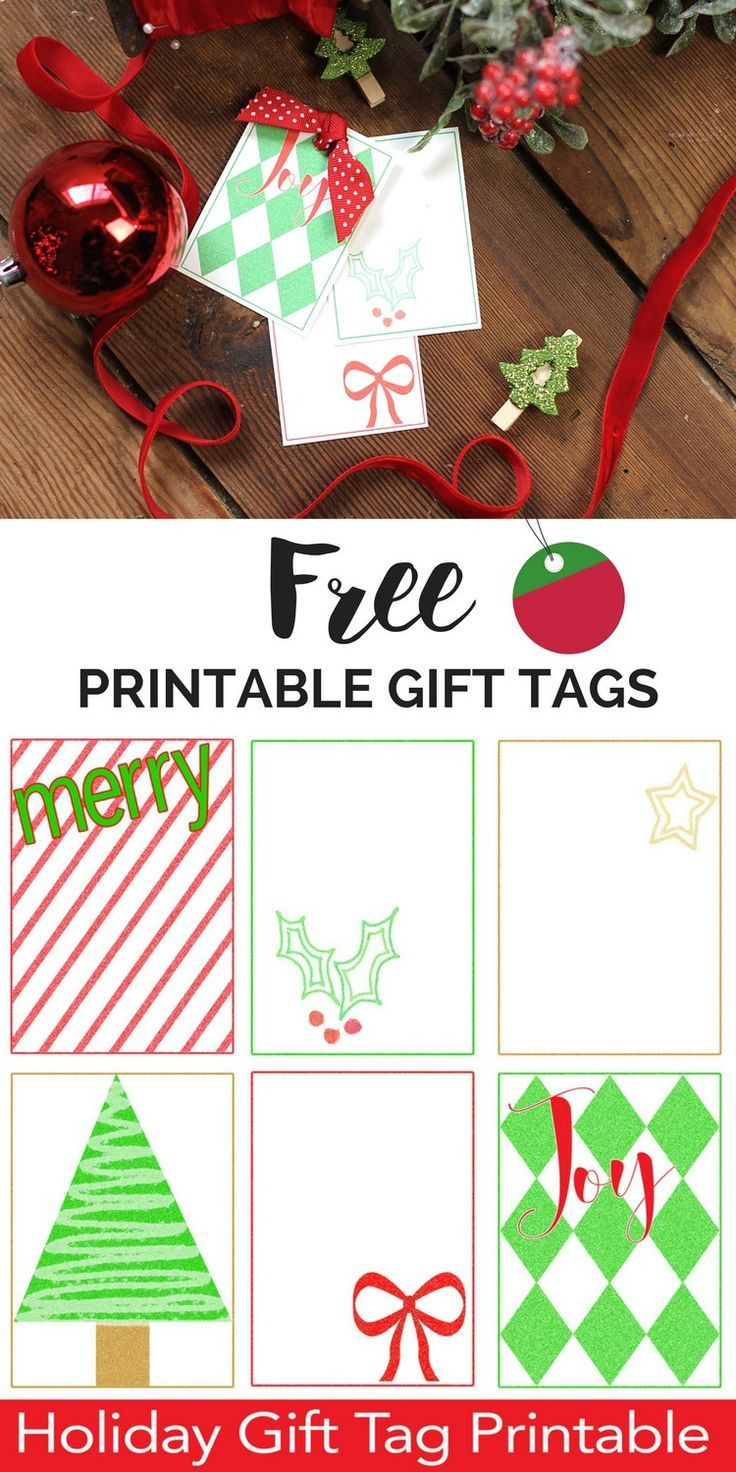 Free Printable Christmas Gift Tags | Christmas Gift Tag Template intended for Free Printable Editable Christmas Gift Tags