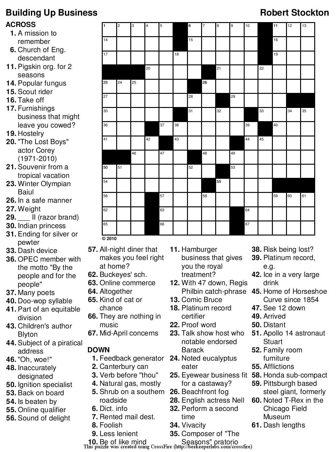 Free Printable Crossword Puzzles Usa Today | Printable Crossword for Free Daily Online Printable Crossword Puzzles