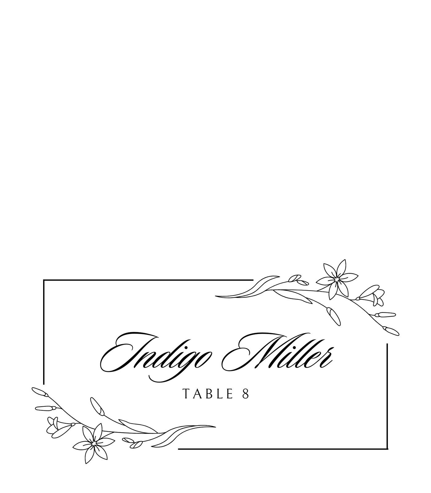 Free Printable Custom Place Card Templates | Canva in Free Printable Place Cards Template