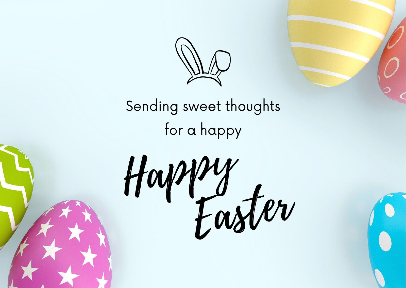 Free Printable, Customizable Easter Card Templates | Canva within Free Printable Easter Greeting Cards