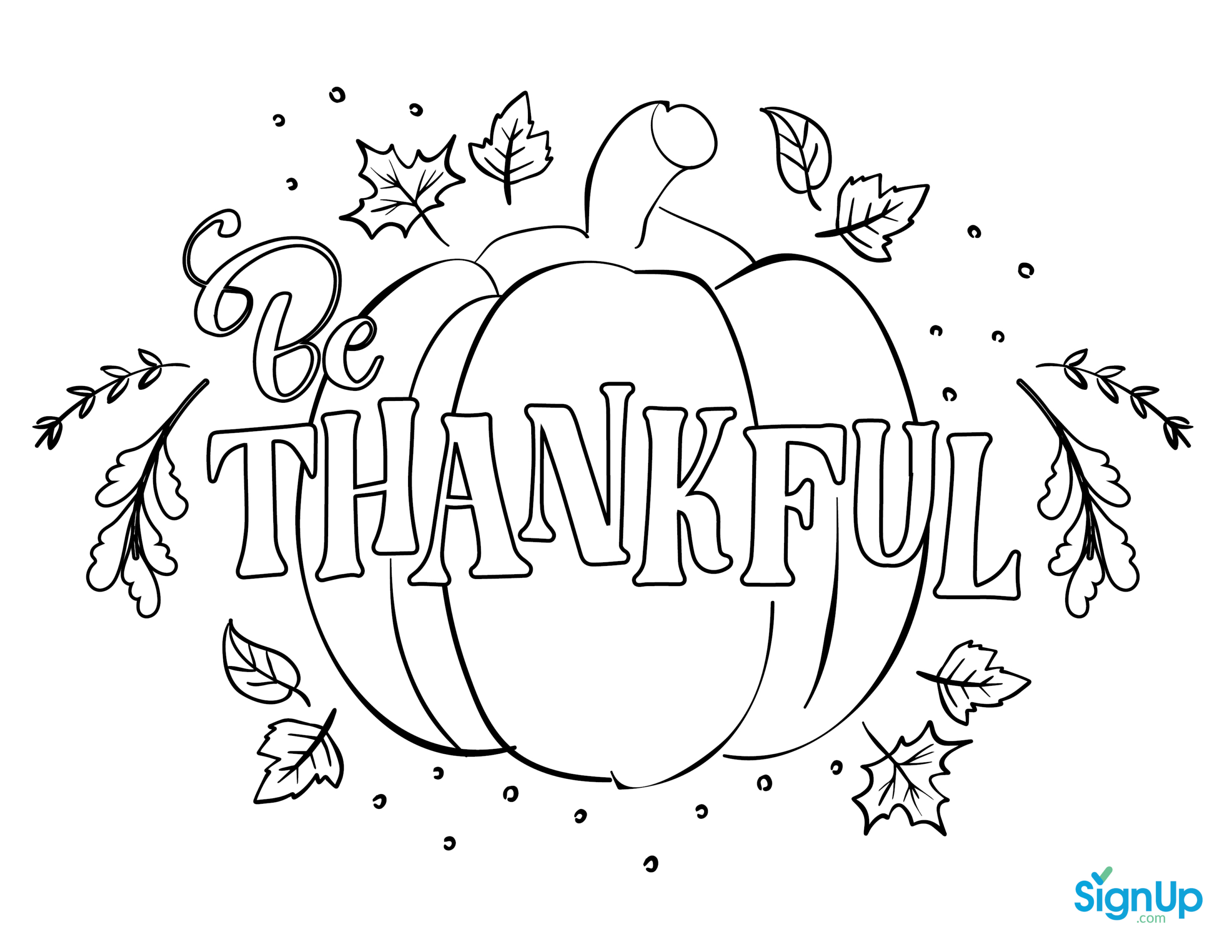 Free Printable: Day Of Thanks Coloring Place Mats | Signup for Free Printable Thanksgiving Coloring Placemats