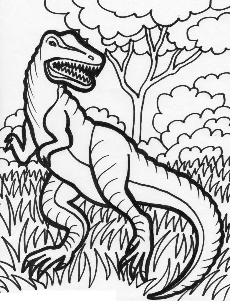 Free Printable Dinosaur Coloring Pages For Kids | Dinosaur for Free Printable Dinosaur Coloring Pages