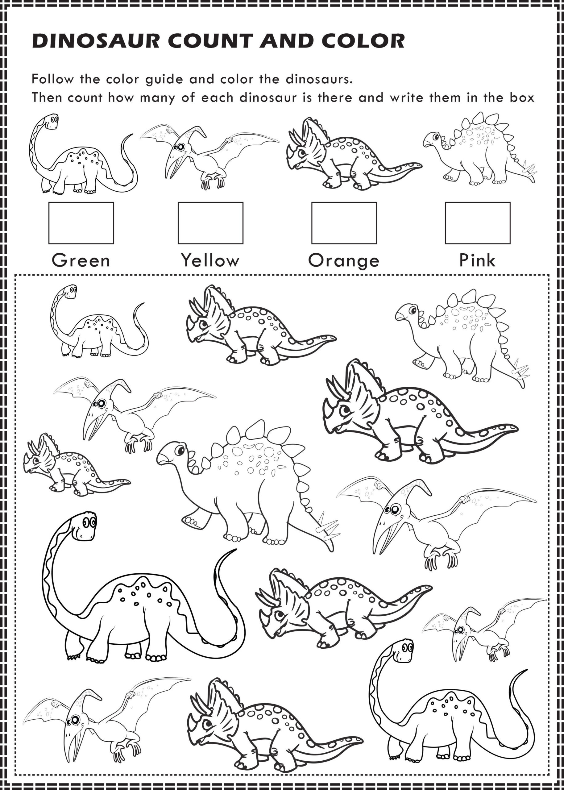 Free Printable Dinosaur Worksheets | Dinosaur Activities, Dinosaur with Free Printable Dinosaur Activities for Kindergarten