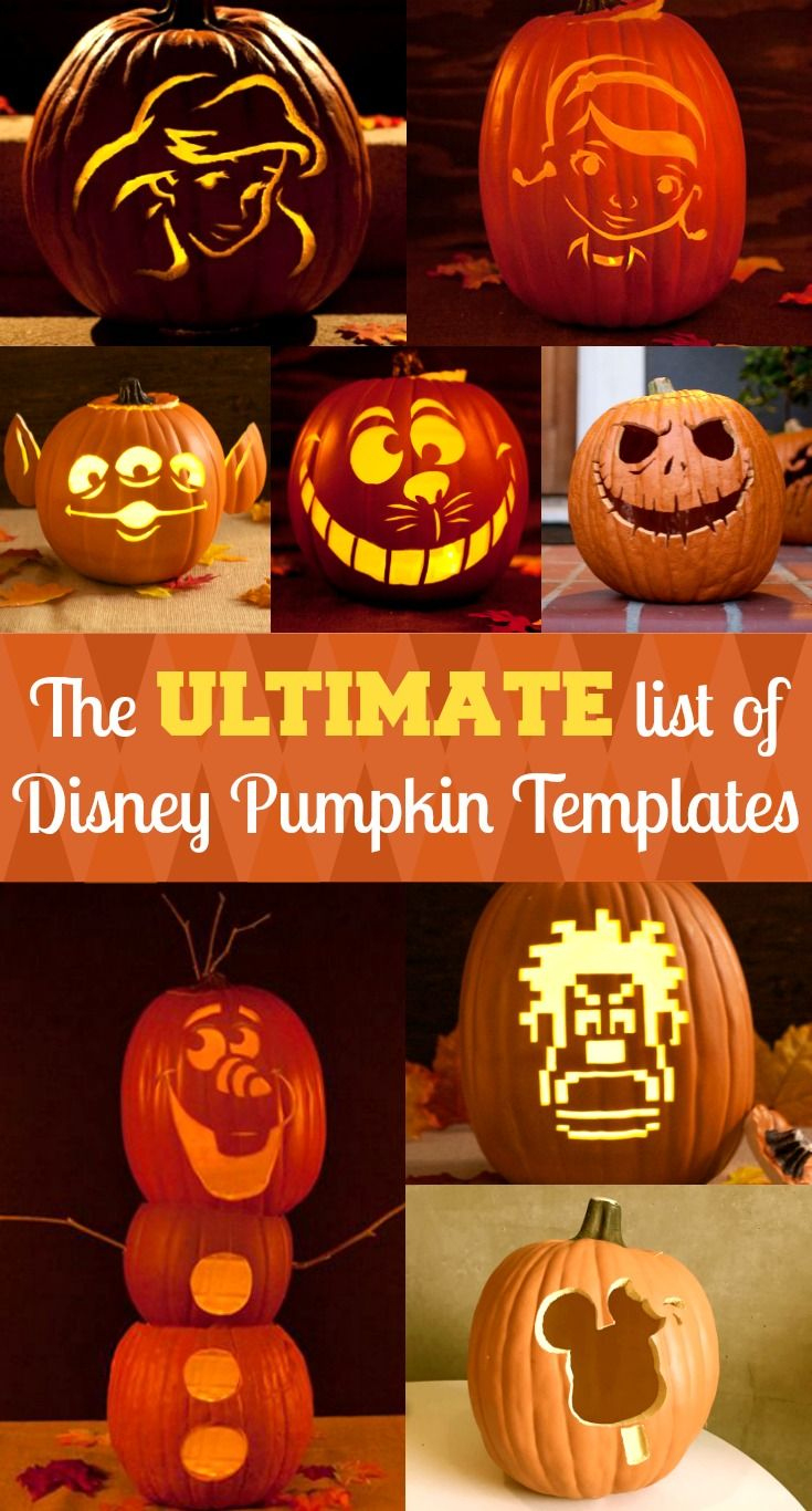 Free Printable Disney Pumpkin Carving Templates - Includes Star within Free Printable Toy Story Pumpkin Carving Patterns