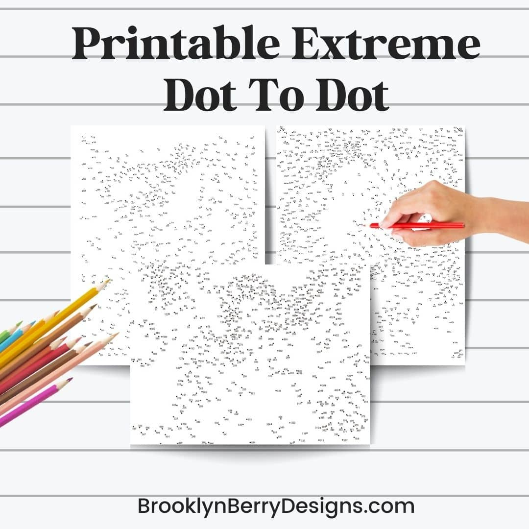 Free Printable Dot To Dot Extreme Level - Brooklyn Berry Designs for Free Printable Extreme Dot to Dot