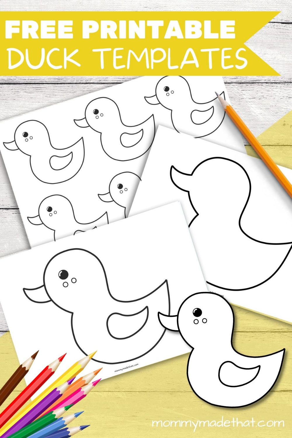 Free Printable Duck Templates For Crafts pertaining to Free Duck Printables