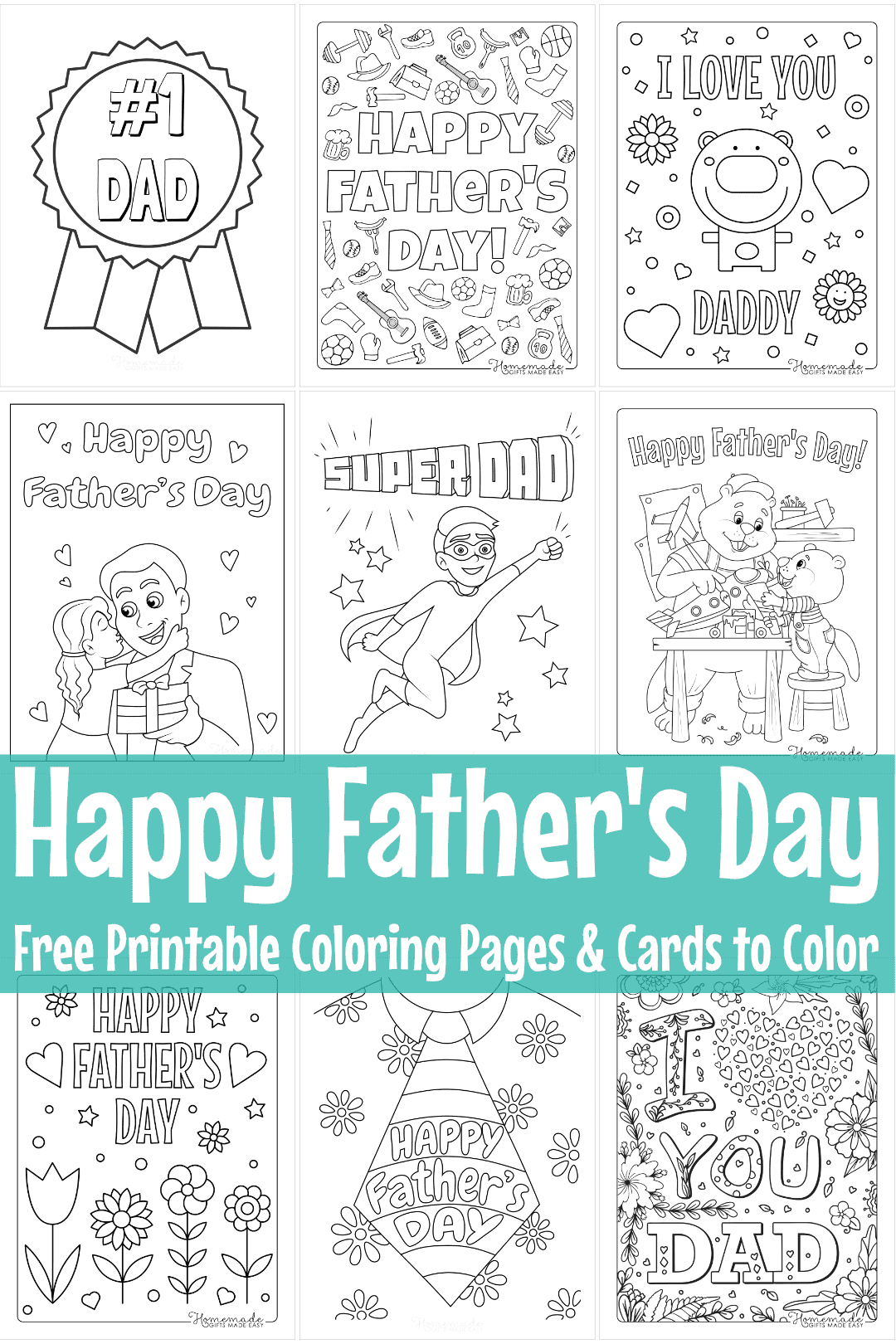 Free Printable Father&amp;#039;S Day Cards 2024 inside Free Printable Fathers Day Cards for Preschoolers