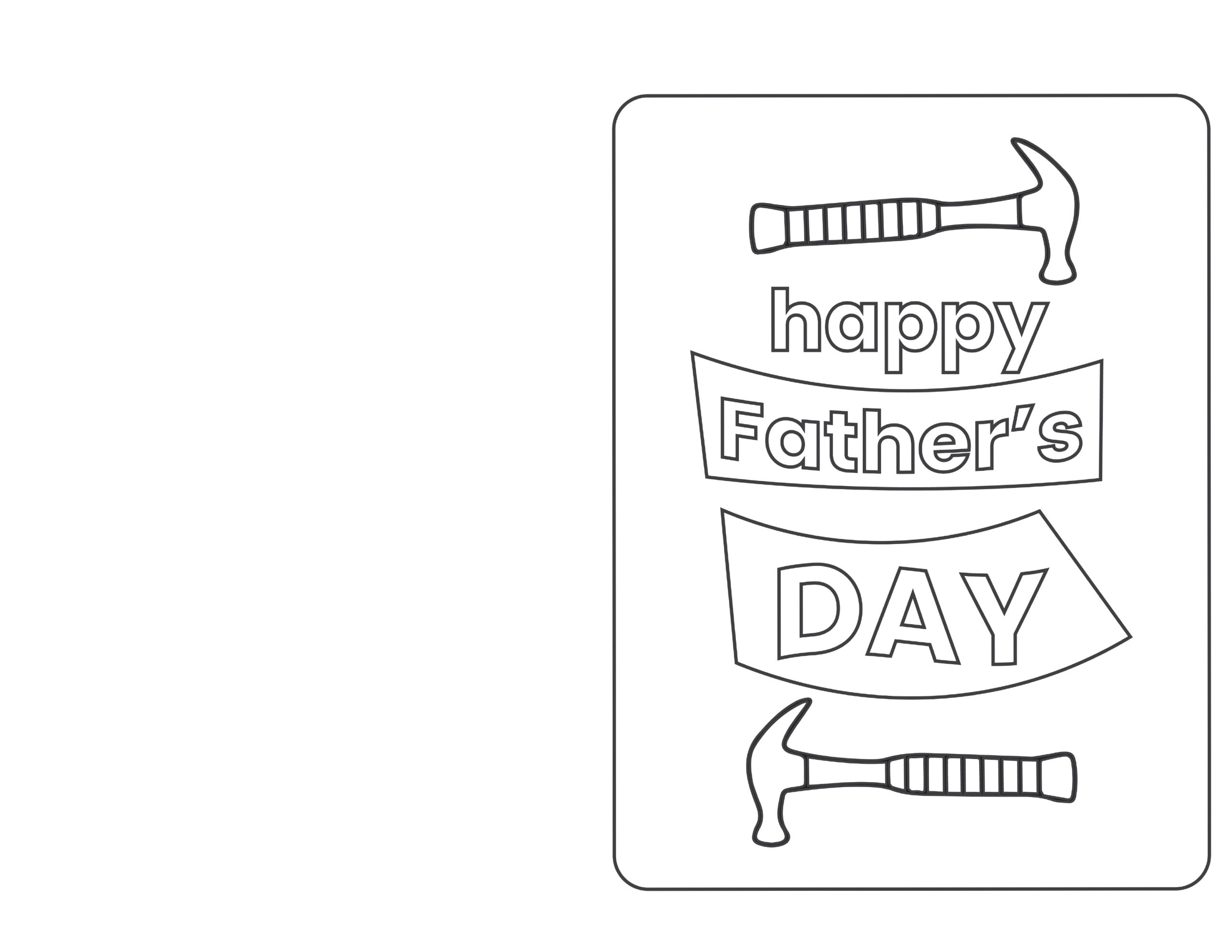 Free Printable Father&amp;#039;S Day Cards For Kids To Color - Happy throughout Free Happy Fathers Day Cards Printable