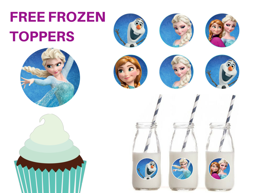 Free Printable Frozen Cupcake Circle Toppers - Magical Printable with regard to Frozen Cupcake Toppers Free Printable