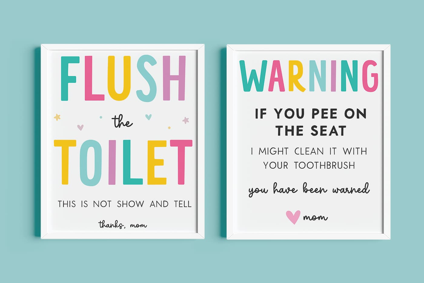 Free Printable Funny Kids Bathroom Signs - Favorite Printables inside Free Printable Flush the Toilet Signs