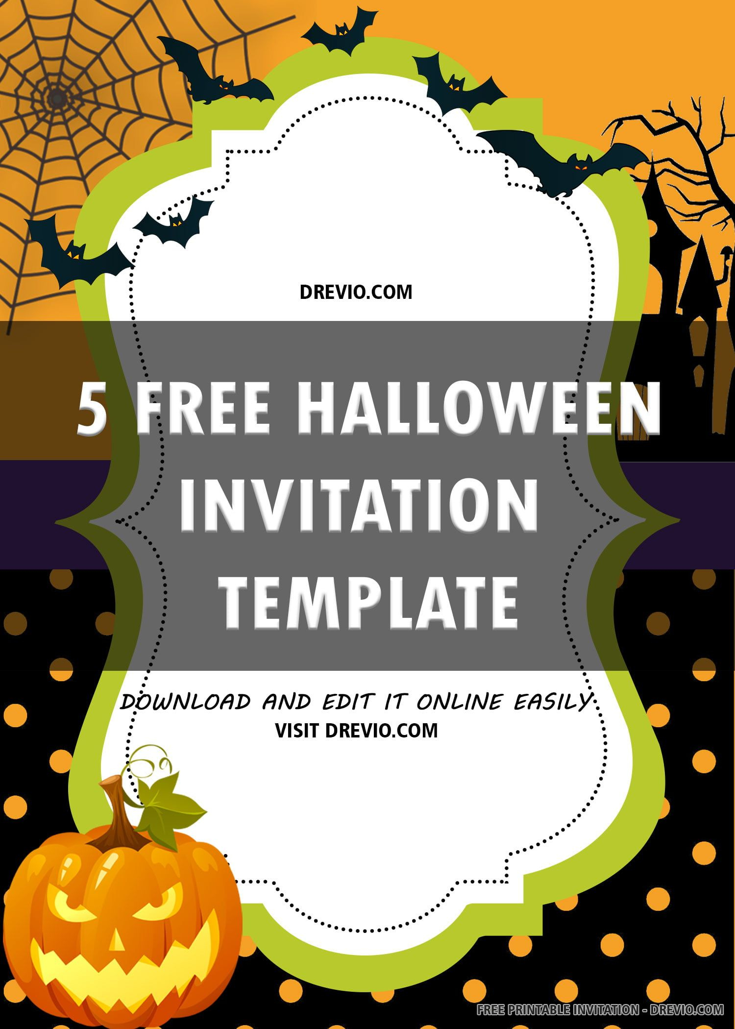 Free Printable Halloween Invitation Templates | Printable with Free Printable Halloween Invitations For Adults