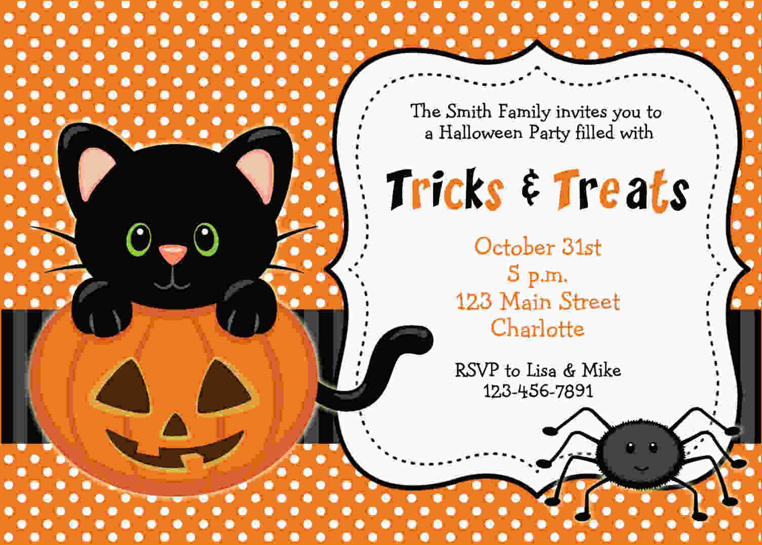 Free Printable Halloween Invitations Templates | Free Halloween pertaining to Free Halloween Birthday Invitation Templates Printable