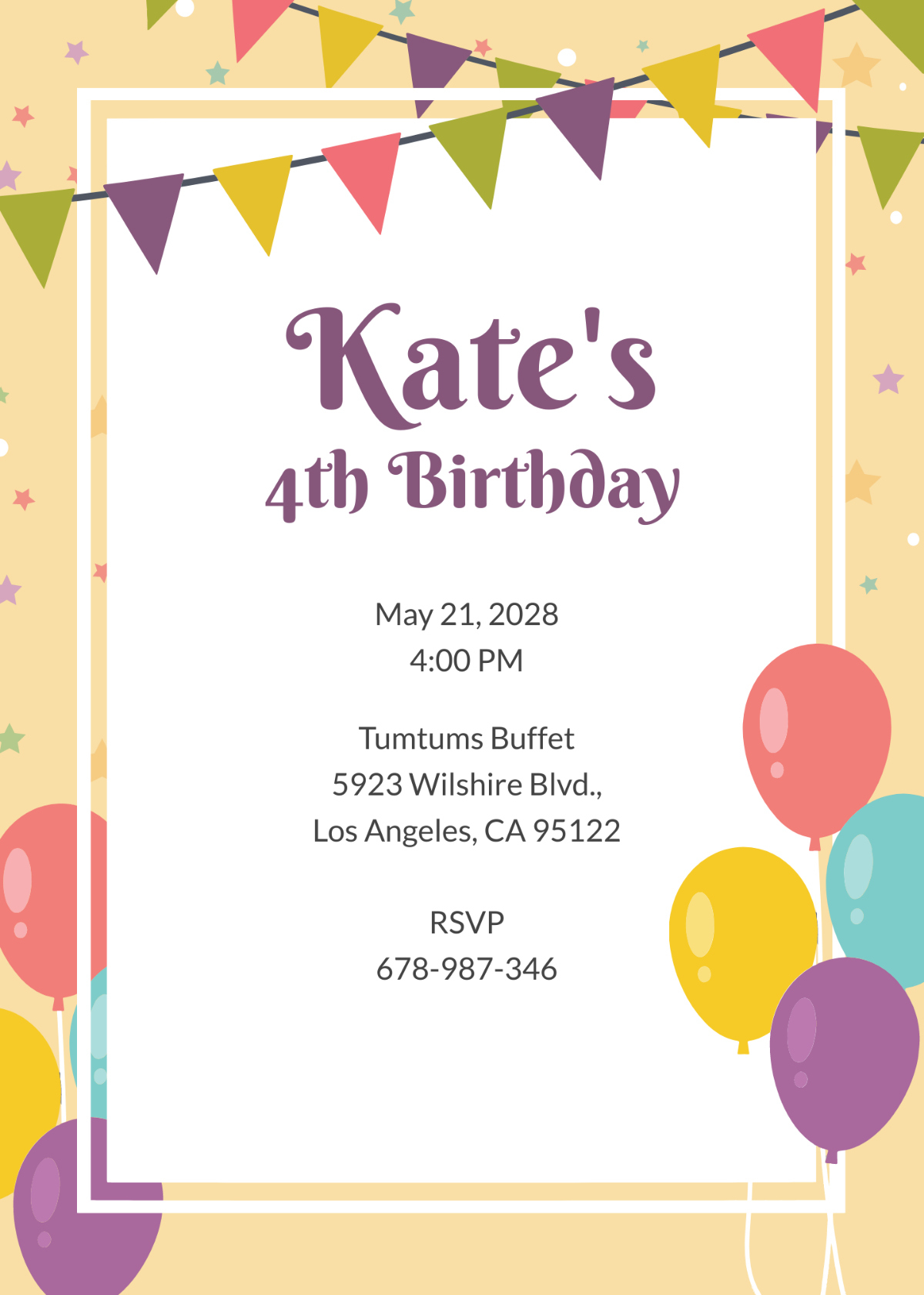 Free Printable Invitation Templates &amp;amp; Examples - Edit Online intended for Party Invitation Maker Online Free Printable