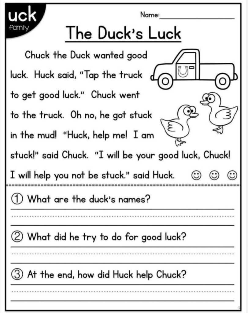 Free Printable Kindergarten Reading Worksheets - Activity School throughout Free Printable English Reading Worksheets For Kindergarten