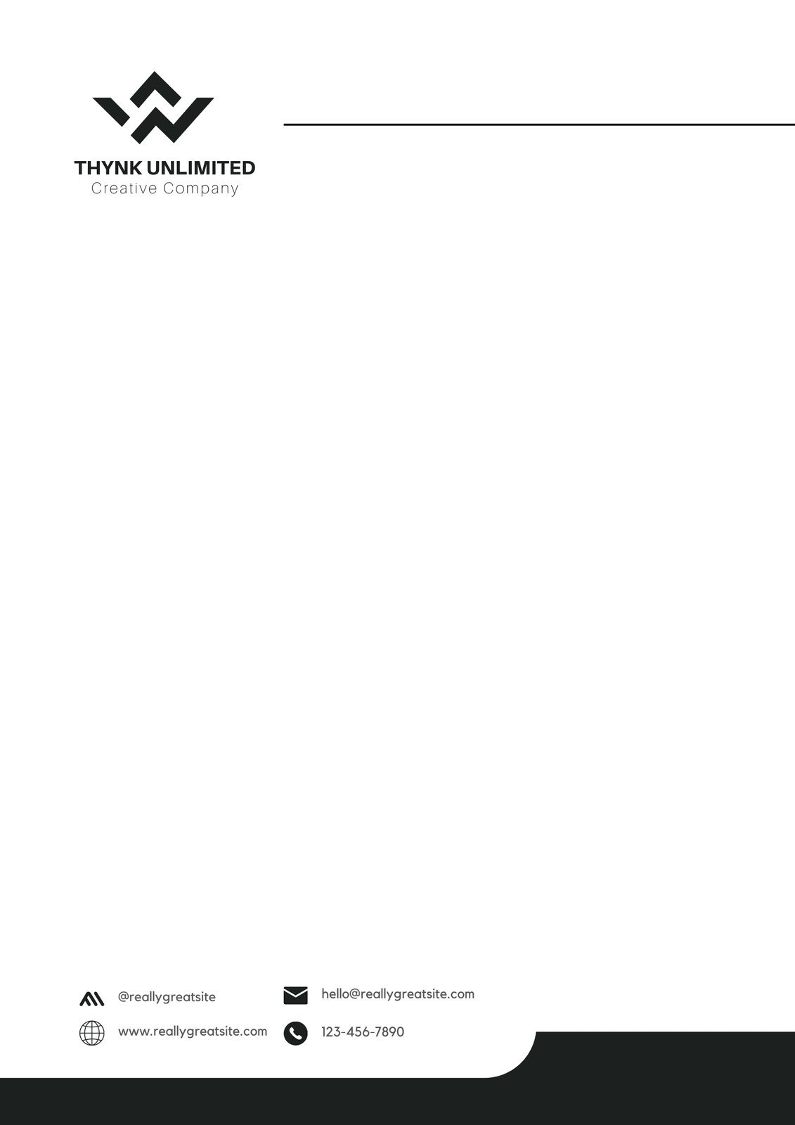 Free Printable Letterhead Templates You Can Customize | Canva inside Free Printable Letterhead Templates