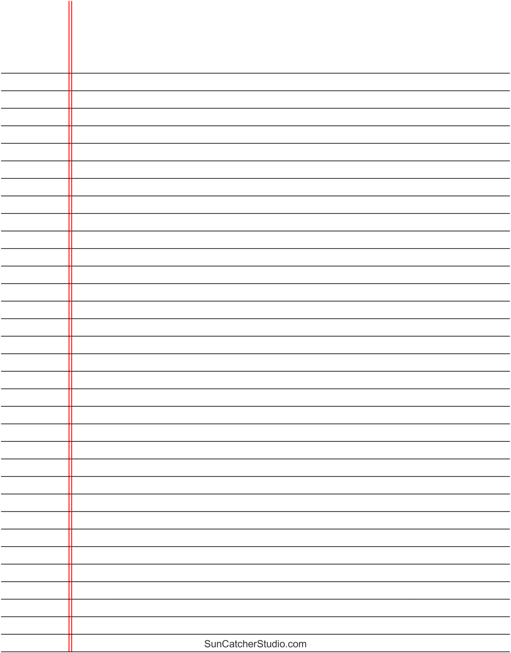 Free Printable Lined Paper (Handwriting, Notebook Templates) – Diy throughout Free Printable Binder Paper