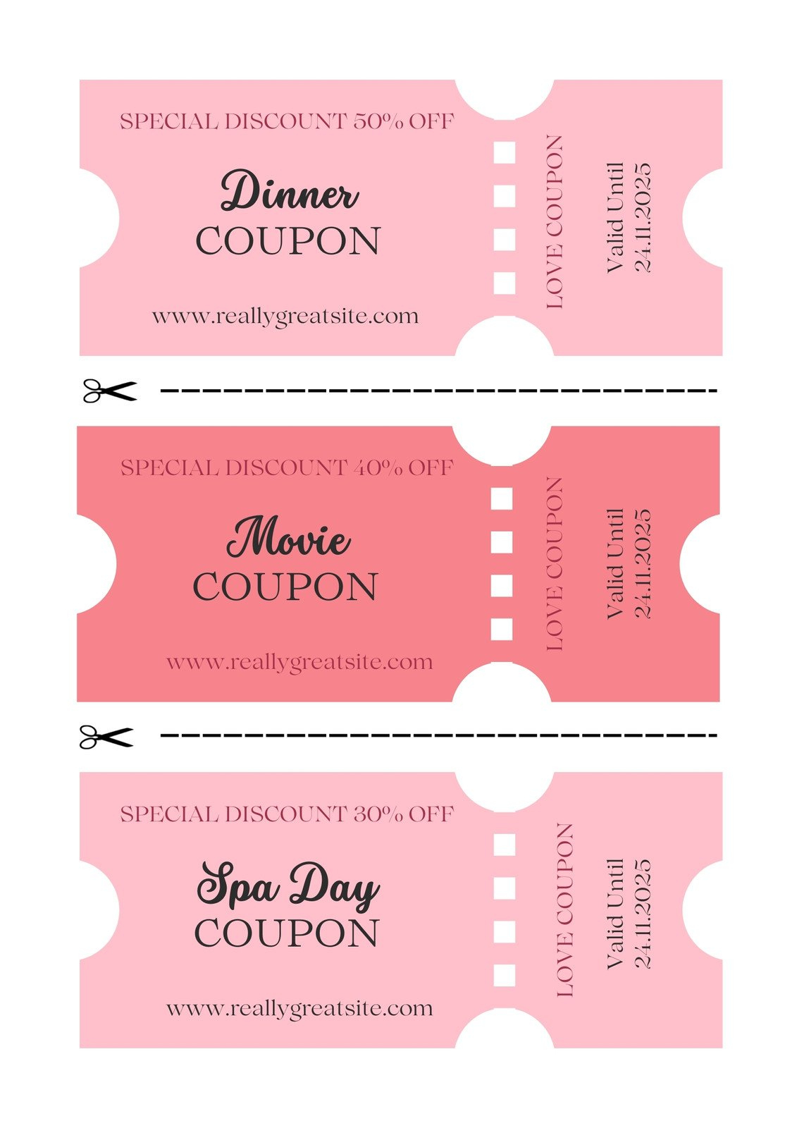 Free Printable Love Coupon Templates | Canva throughout Free Printable Coupons 2025