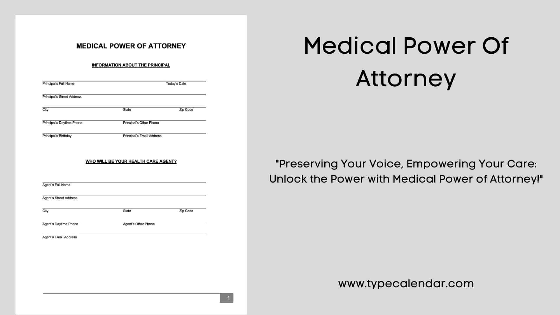 Free Printable Medical Power Of Attorney Templates [Pdf, Word] for Free Blank Printable Medical Power Of Attorney Forms