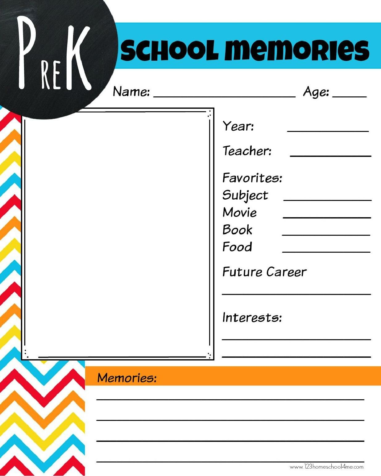 Free Printable Memory Book - 123 Homeschool 4 Me intended for Free Printable Memory Book Templates