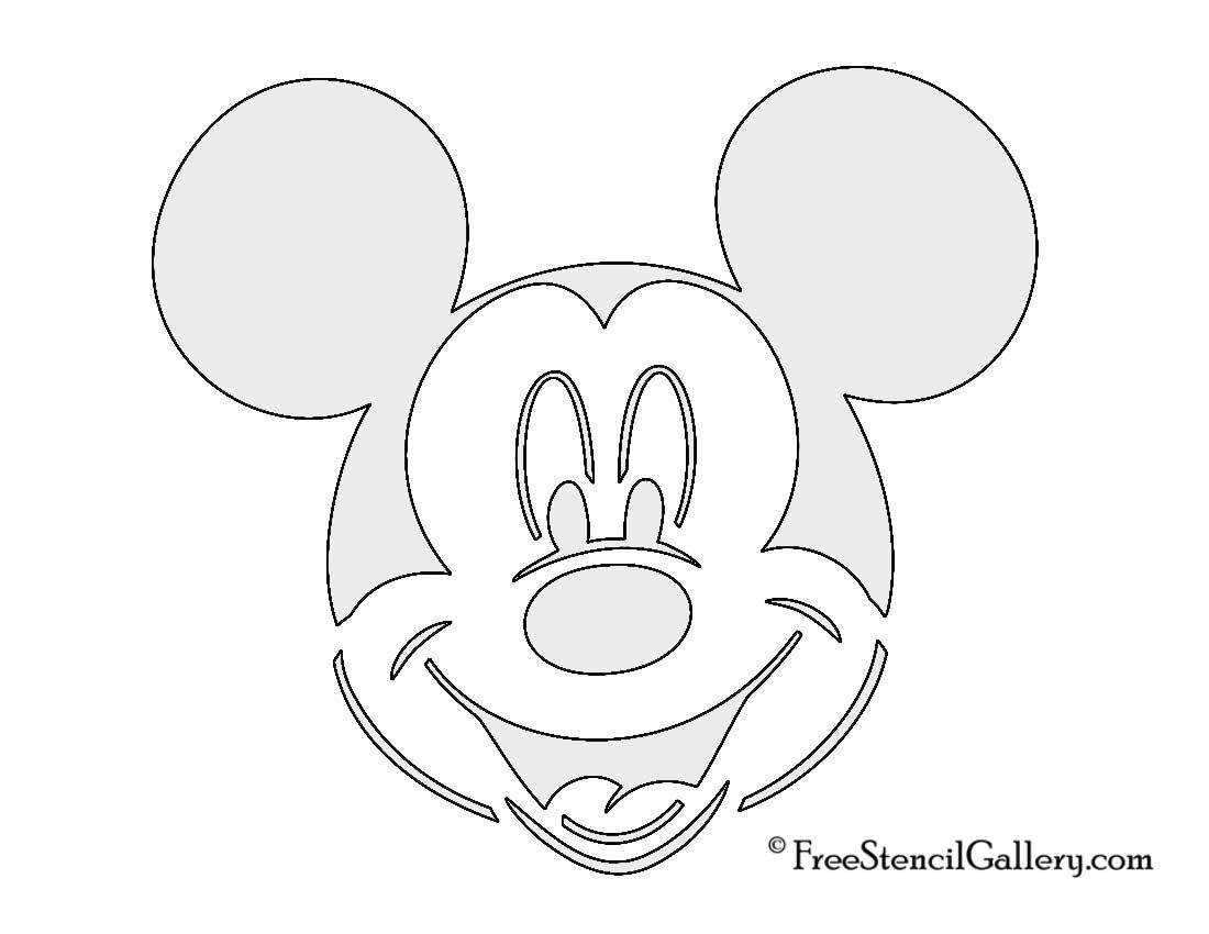 Free Printable Mickey Minnie Mouse Pumpkin Carving Stencils throughout Free Printable Mickey Mouse Template