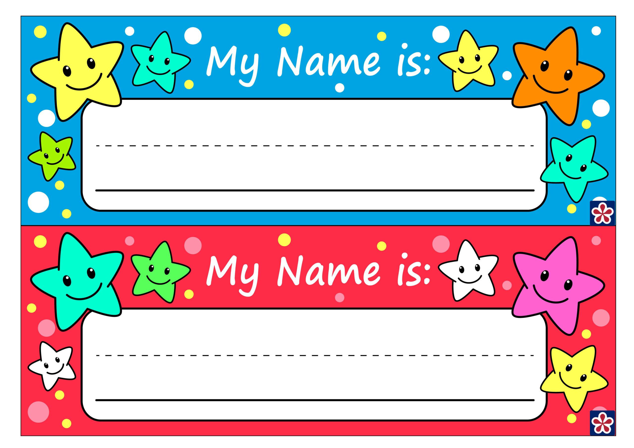 Free Printable Name Tags For Preschoolers. Teachersmag intended for Free Printable Name Tags for Preschoolers