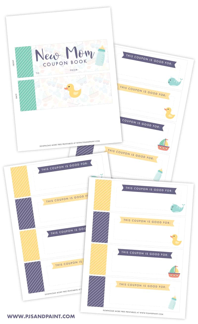 Free Printable New Mom Coupon Book - Printable Baby Shower Gift inside Free Printable Coupons For Baby Diapers