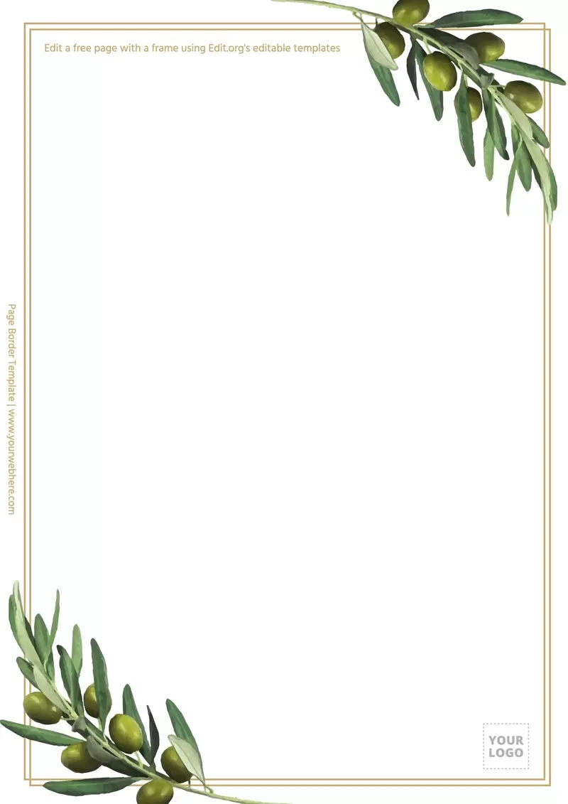 Free Printable Page Border Templates pertaining to Free Printable Border Paper