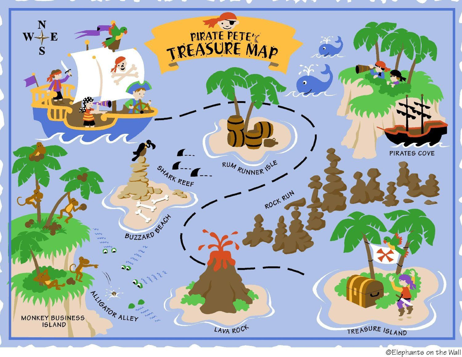 Free Printable Pirate Treasure Map - Google Search | Pirate within Free Printable Pirate Maps