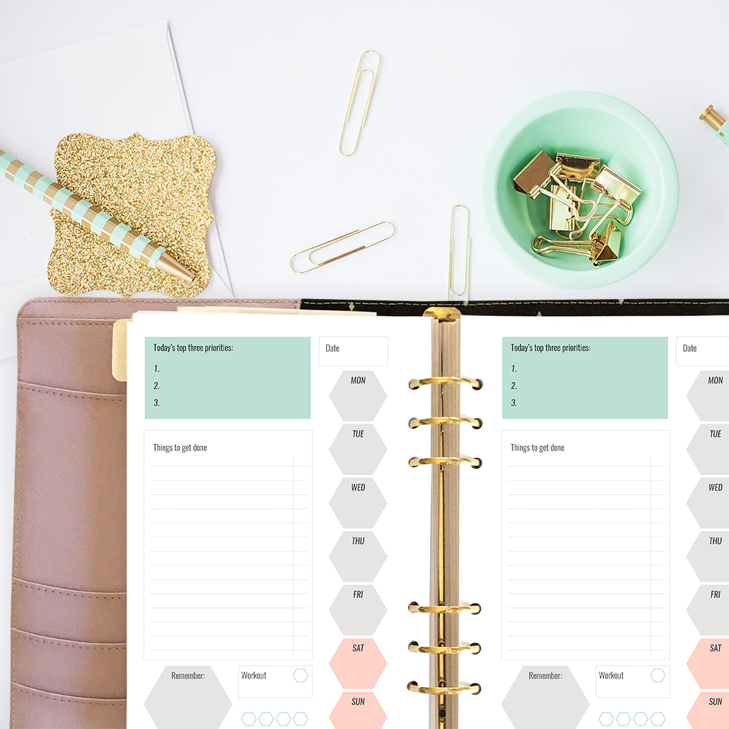 Free Printable Planner Inserts For Large Planners Plus Bonus within Free Printable Planner Inserts