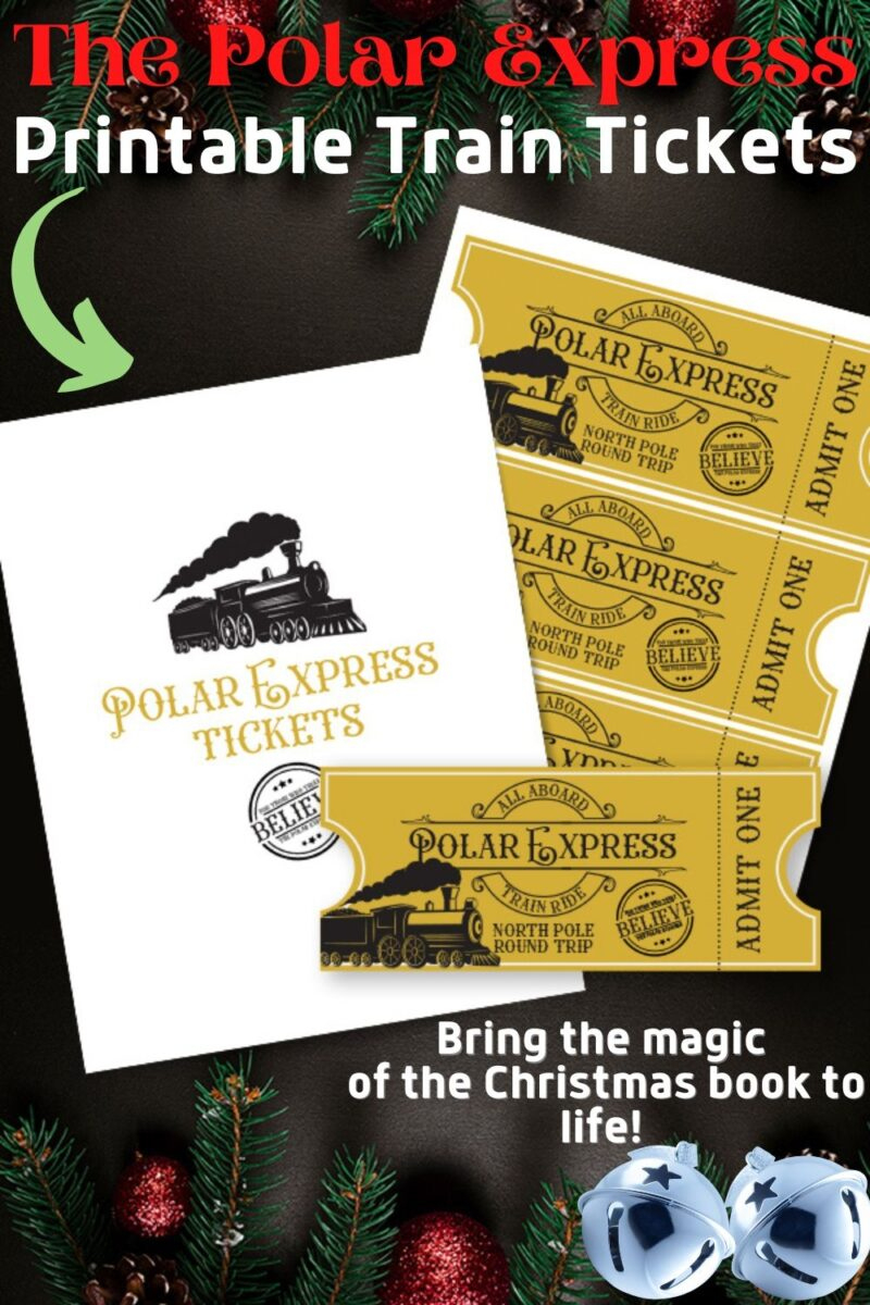 Free Printable Polar Express Train Tickets Pdf in Free Polar Express Printable Tickets