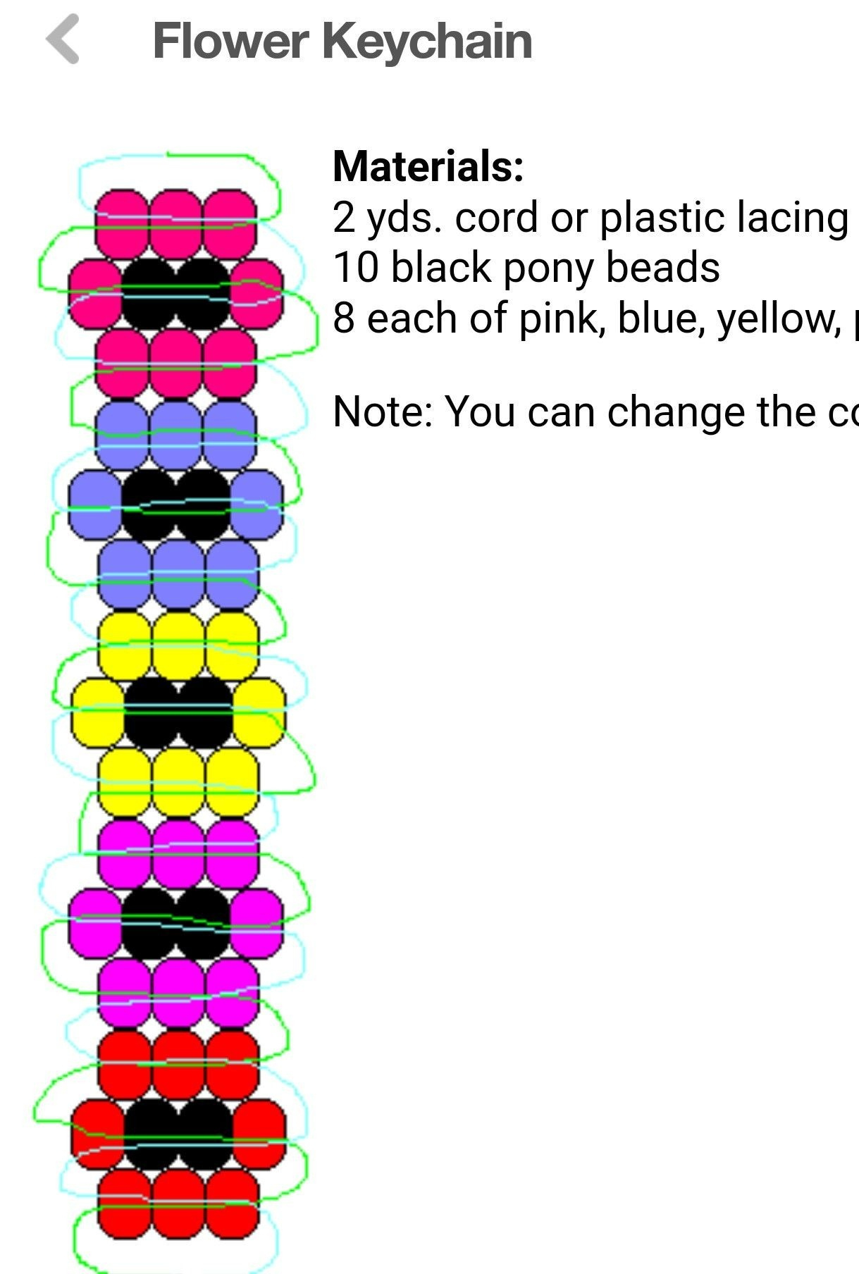 Free Printable Pony Bead Patterns inside Pony Bead Patterns Free Printable