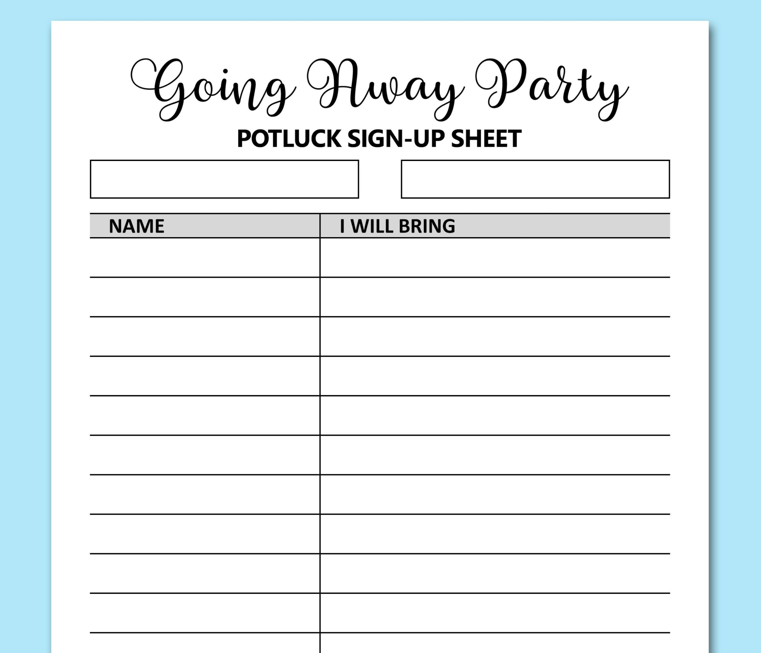 Free Printable Potluck Sign Up Sheet For Any Occasion ⋆, 48% Off within Free Printable Sign Up Sheets for Potlucks