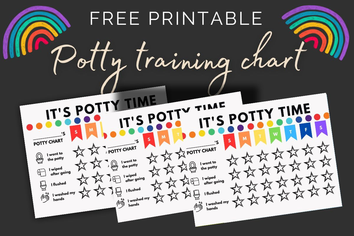 Free Printable Potty Training Chart For Toddlers for Free Printable Potty Training Books For Toddlers