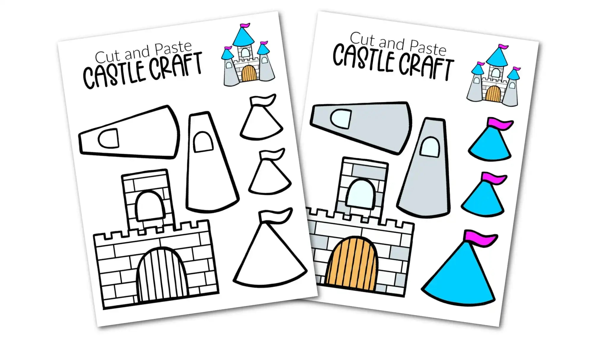 Free Printable Princess Castle Craft With Castle Template – Simple within Free Printable Castle Templates