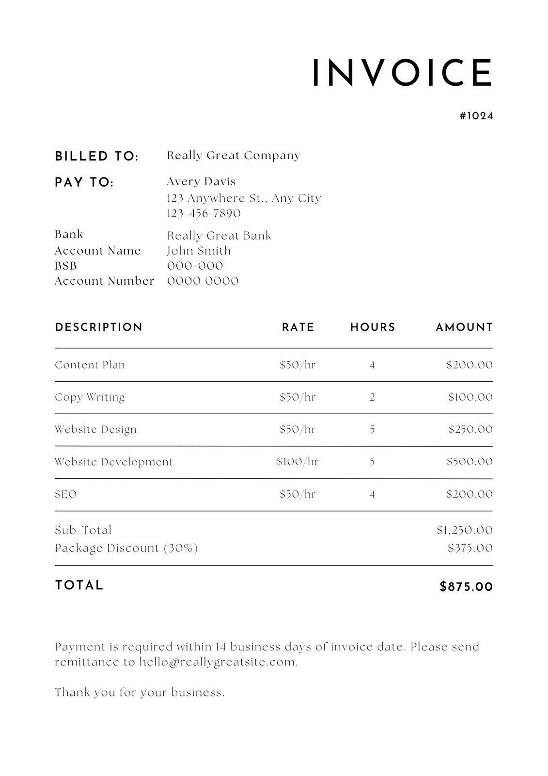 Free, Printable, Professional Invoice Templates To Customize | Canva in Free Printable Blank Invoice Sheet