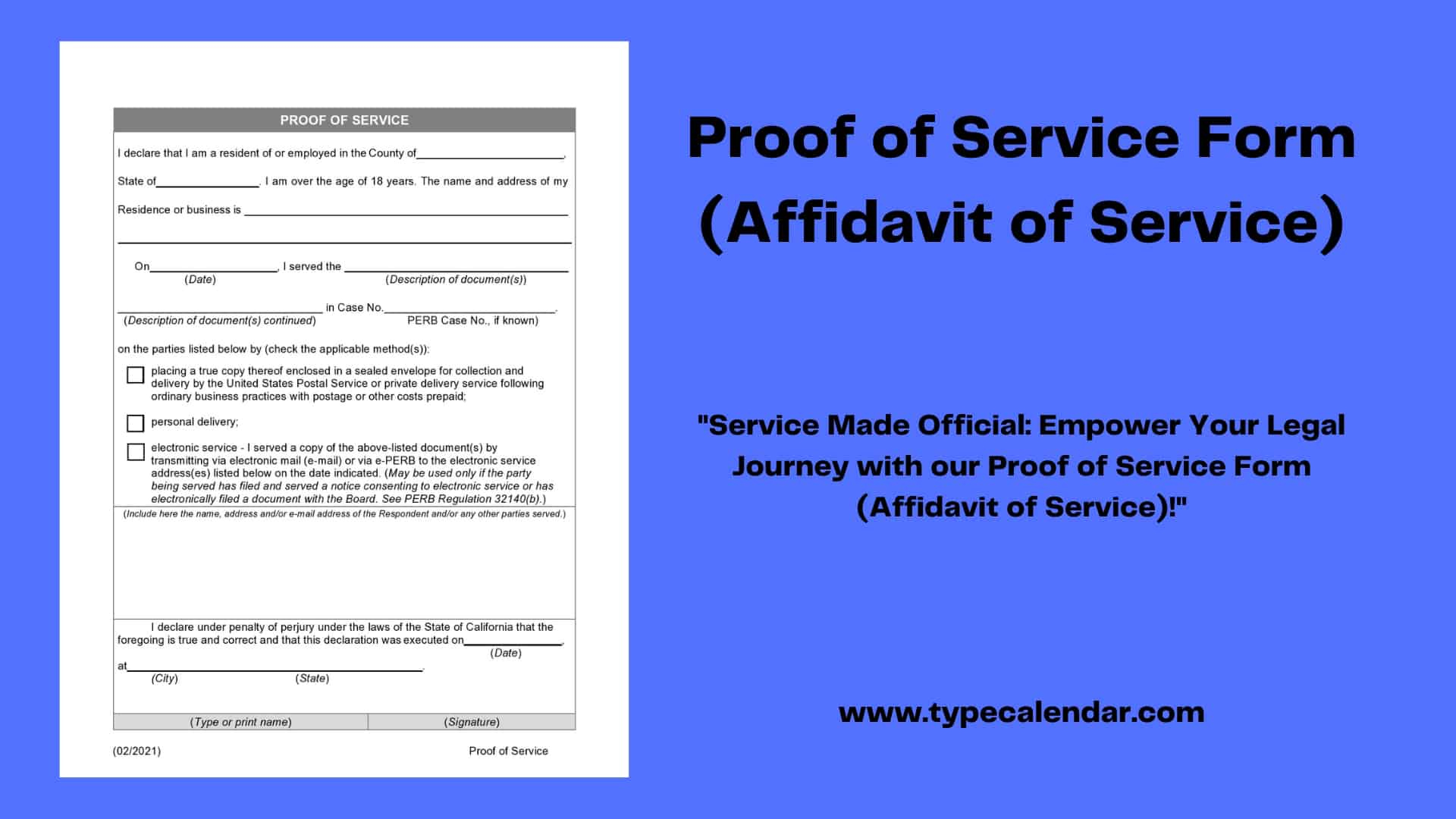 Free Printable Proof Of Service Form Templates [Pdf &amp;amp; Word] inside Free Printable Legal Documents Forms