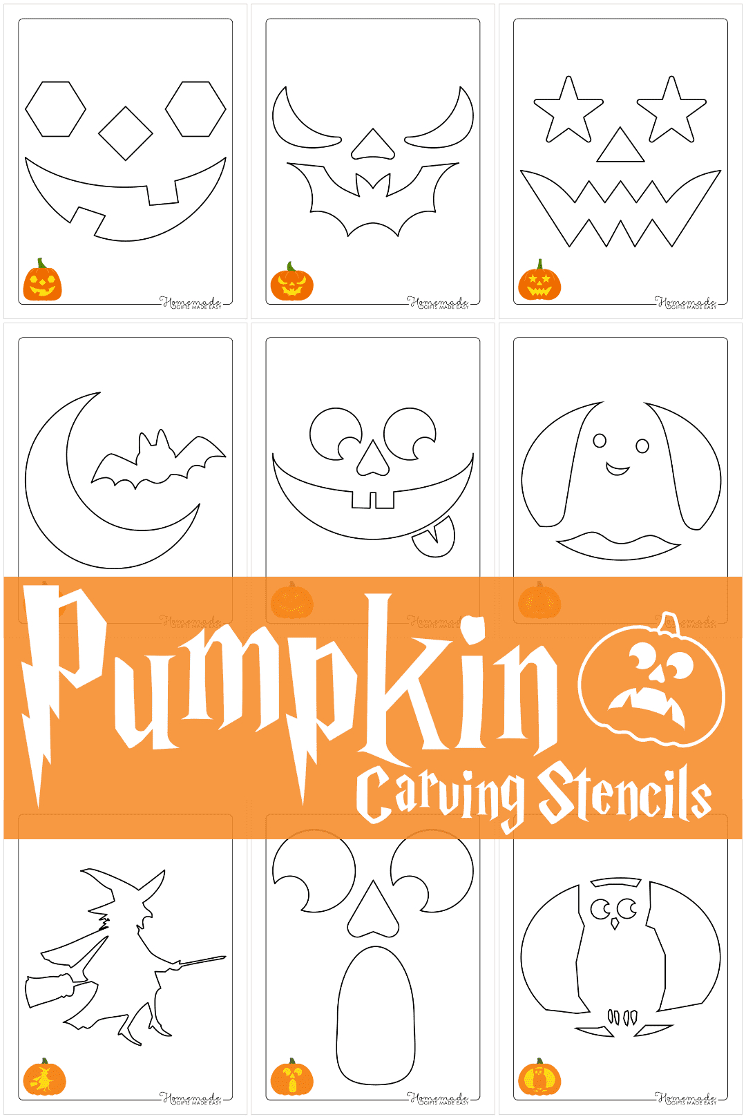 Free Printable Pumpkin Carving Stencils &amp;amp; Templates For Halloween throughout Pumpkin Carving Patterns Free Printable