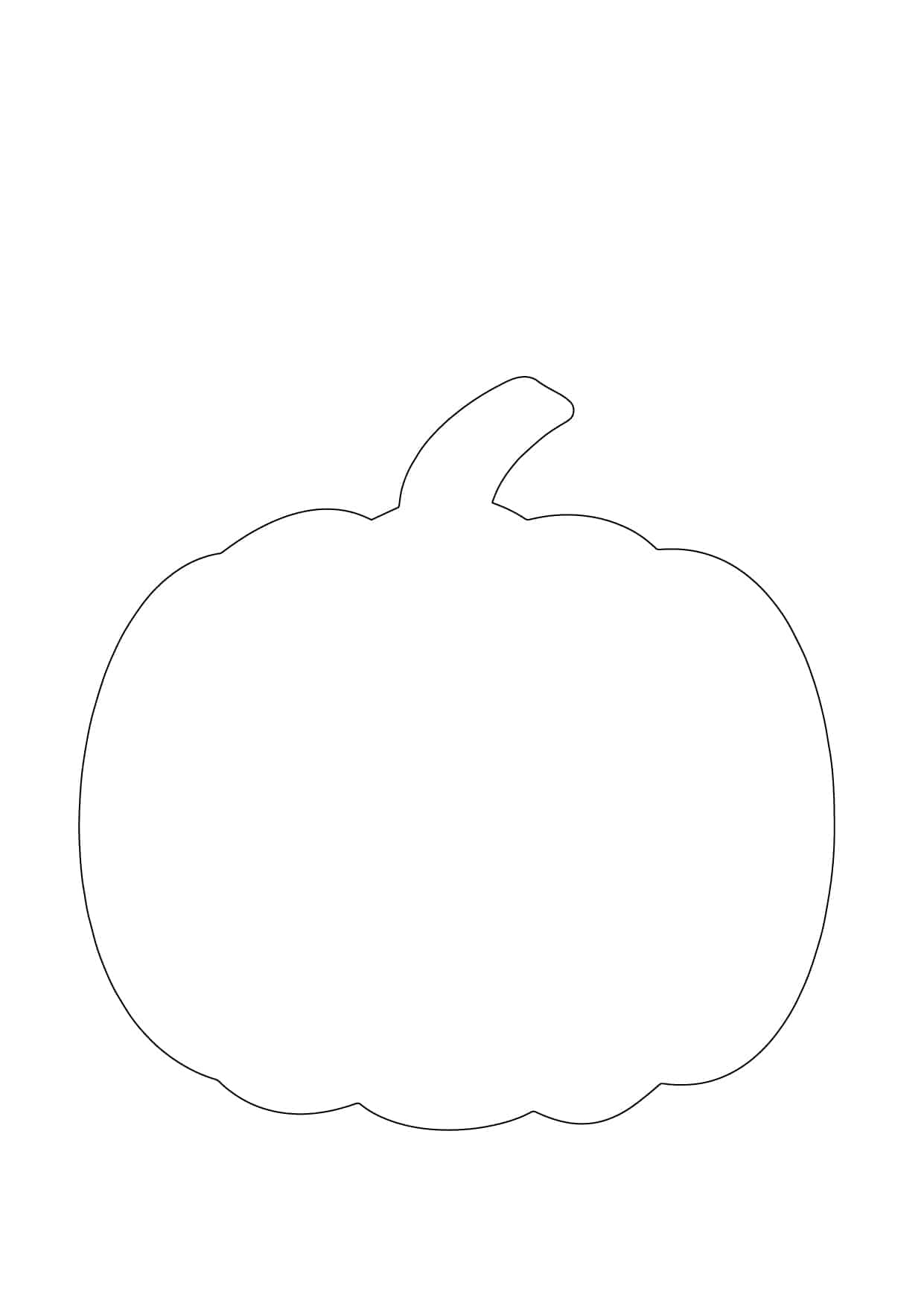 Free Printable Pumpkin Templates - Emma Owl regarding Pumpkin Shape Template Printable Free