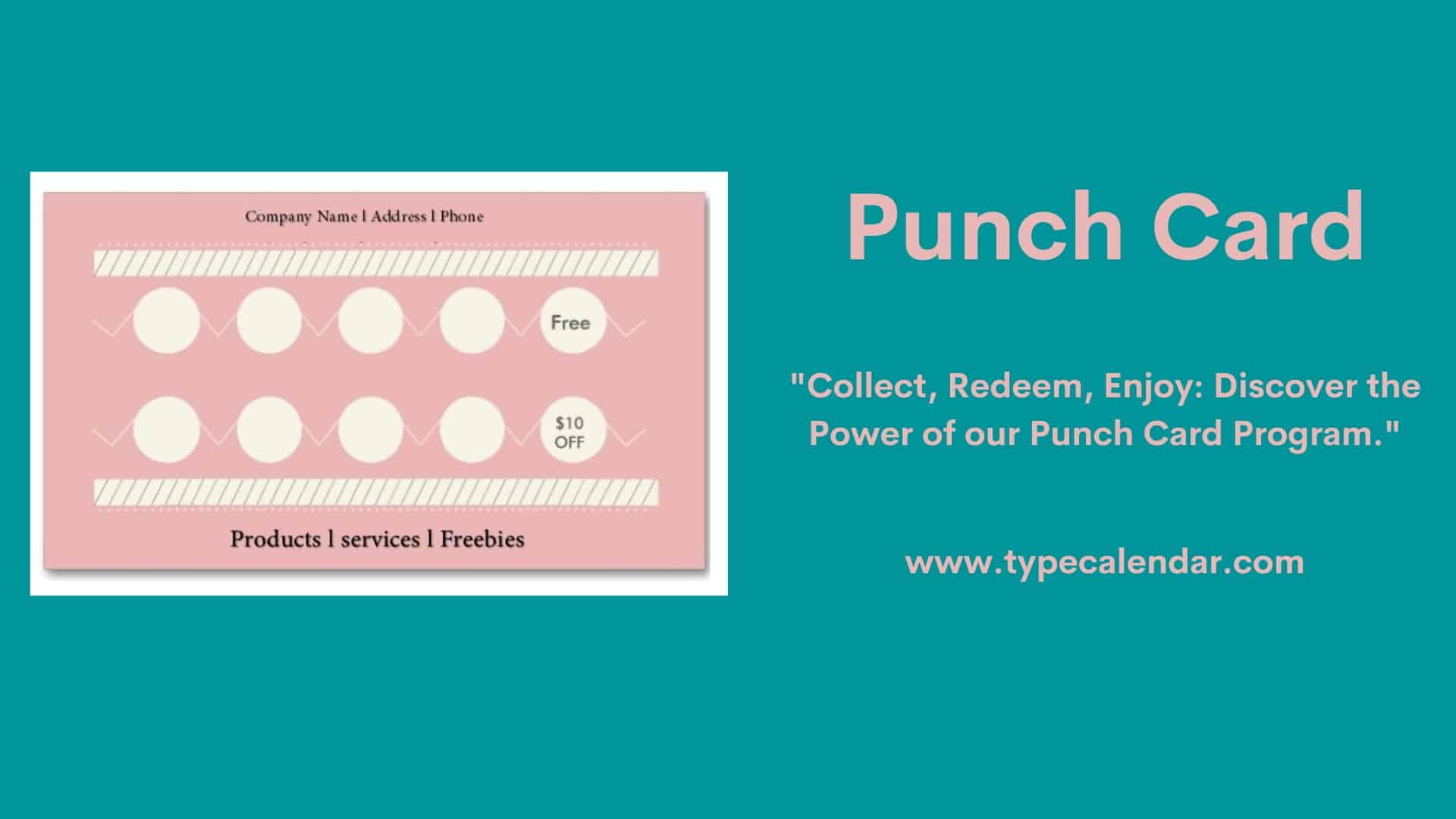 Free Printable Punch Card Templates [Pdf, Word] regarding Free Printable Loyalty Card Template