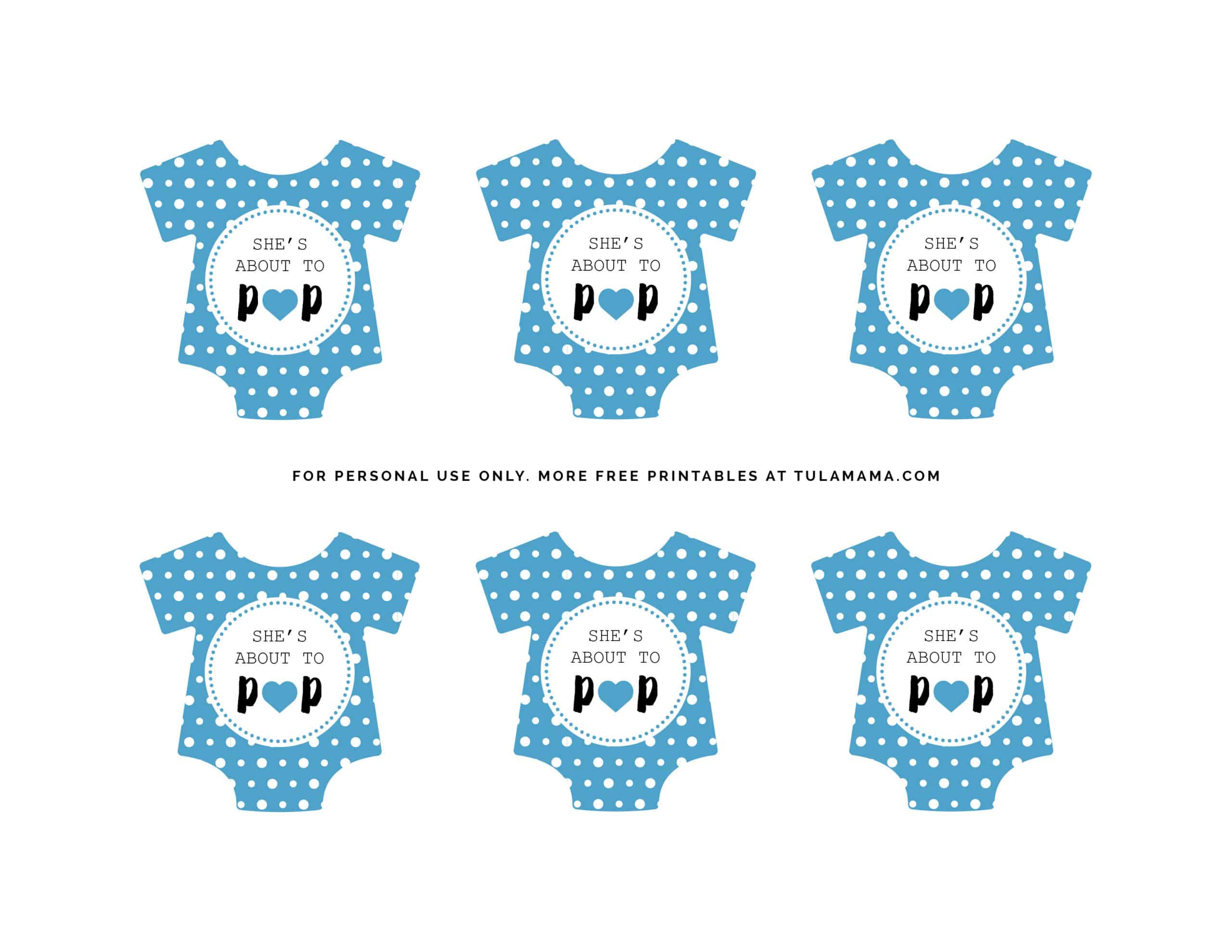 Free Printable &amp;quot;Ready To Pop Baby Shower&amp;quot; Printables - Tulamama inside Free Printable She&amp;#039;S Ready To Pop Labels