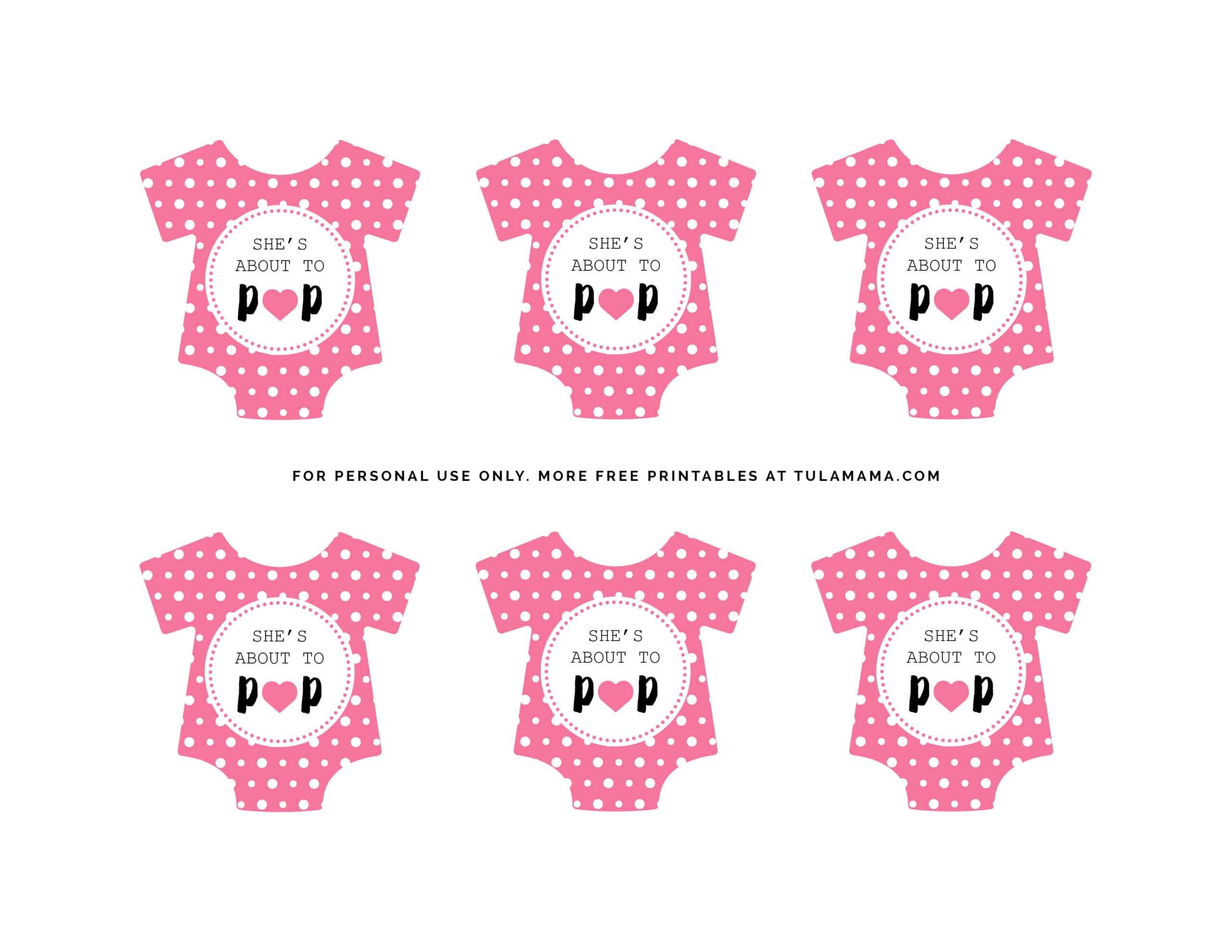 Free Printable &amp;quot;Ready To Pop Baby Shower&amp;quot; Printables - Tulamama intended for Free Printable Ready to Pop Popcorn Labels