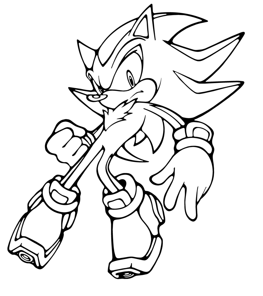 Free Printable Sonic The Hedgehog Coloring Pages For Kids in Sonic Coloring Pages Free Printable