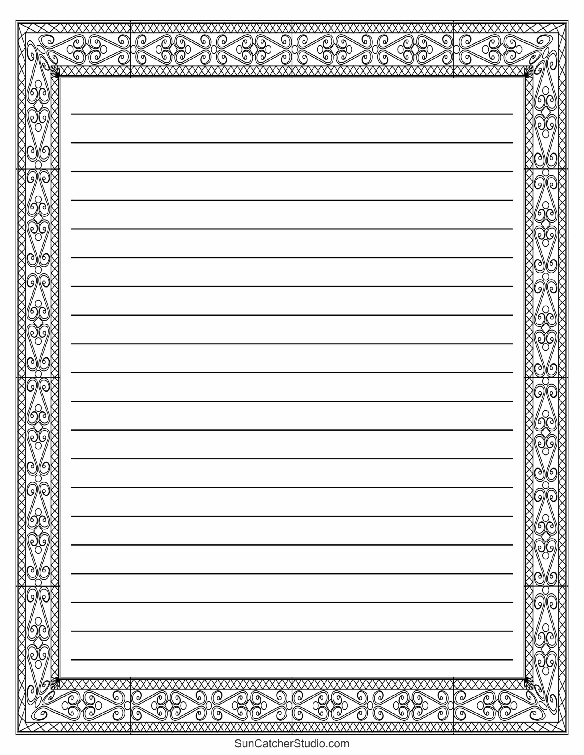 Free Printable Stationery And Lined Letter Writing Paper – Diy with Free Printable Writing Paper for Adults