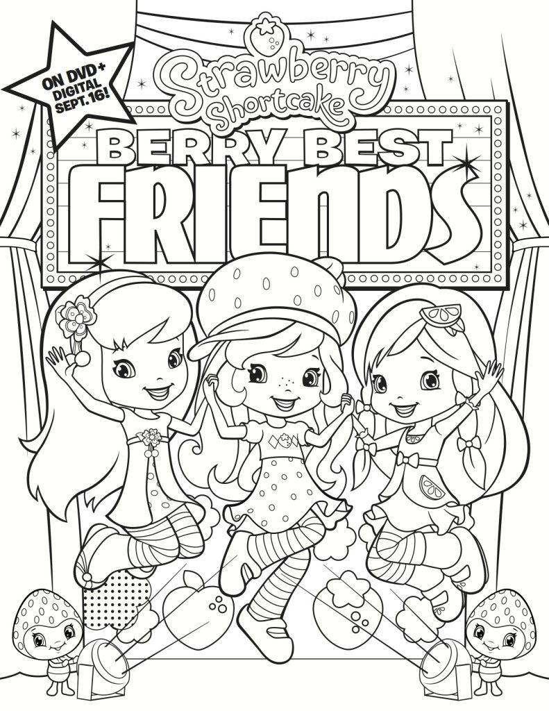 Free Printable Strawberry Shortcake Coloring Page | Strawberry regarding Strawberry Shortcake Coloring Pages Free Printable