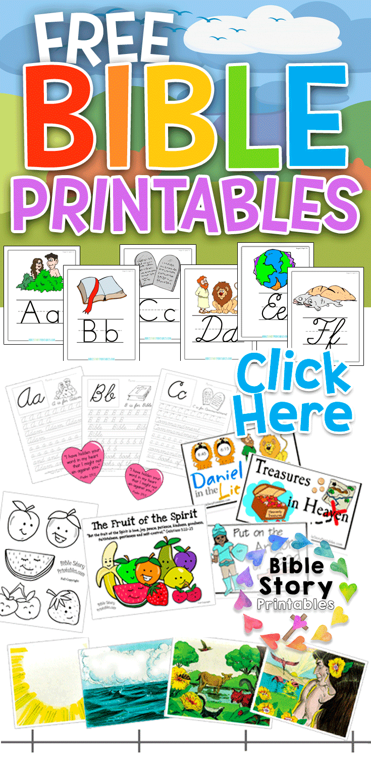 Free Printable Sunday School Resources for Free Printable Children&amp;#039;S Bible Lessons