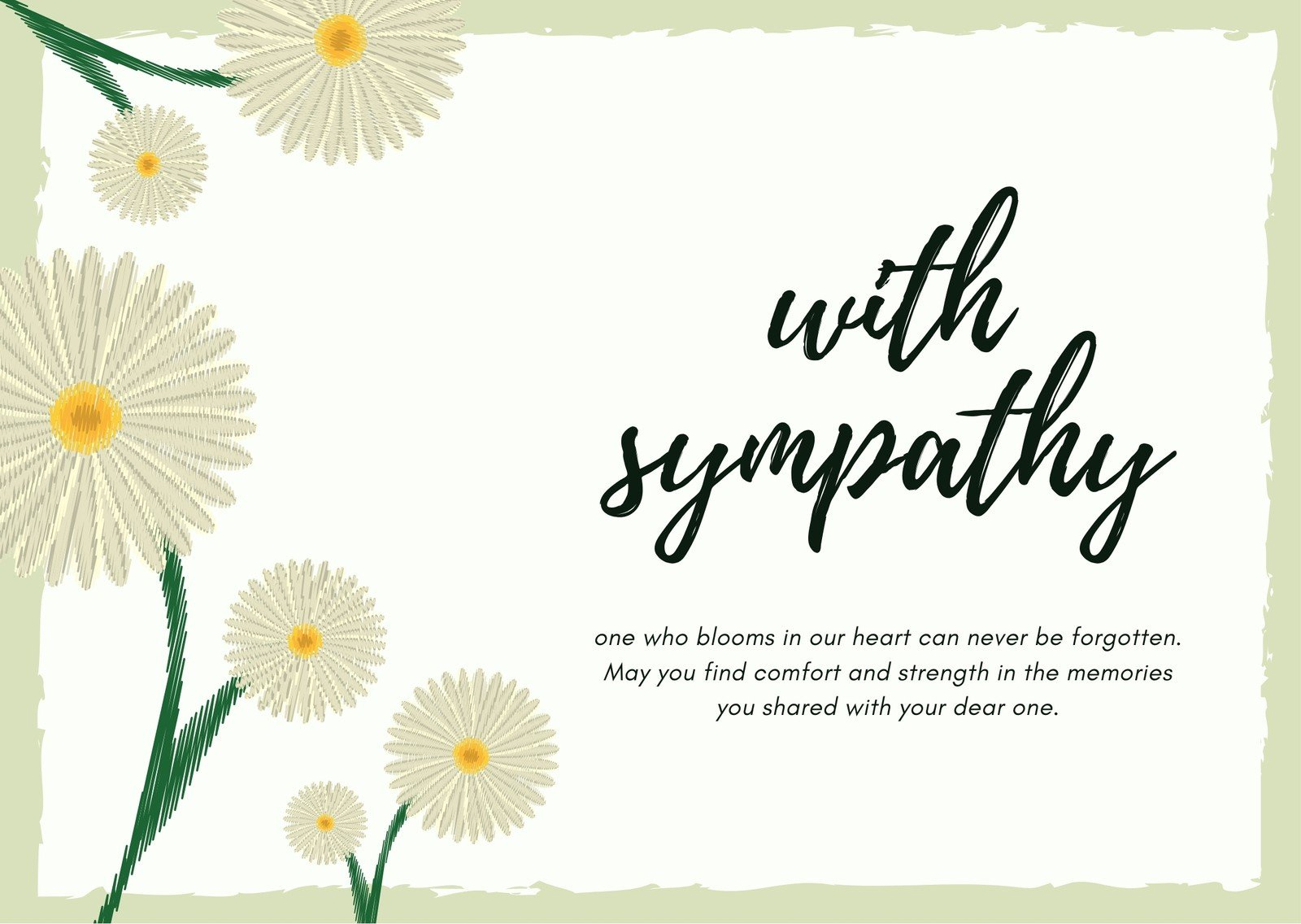 Free Printable Sympathy Card Templates To Customize | Canva pertaining to Free Printable Sympathy Cards