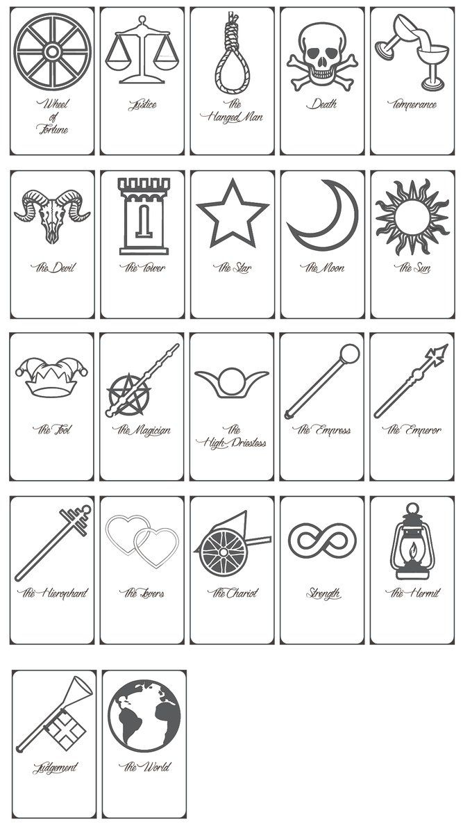 Free Printable Tarot Cards for Printable Tarot Cards Free